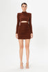 Long Sleeve Cut Out Mini Dress